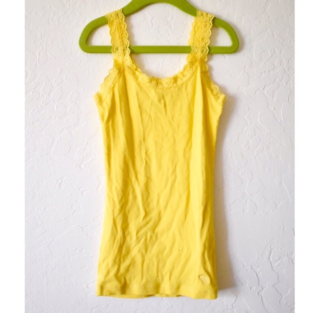 Abercrombie Girl’s Yellow Lace Tank Top